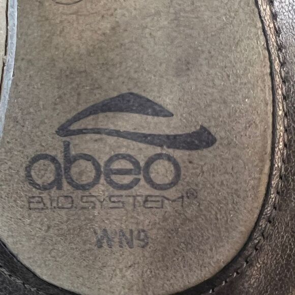 Abeo b.i.o.system Heel Sandals Womens 9 Tan Beige Glitz Grace Metatarsal Support - Picture 9 of 10